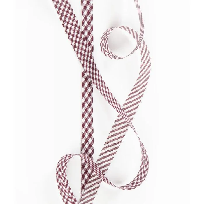 bies estampado vichy cuadro